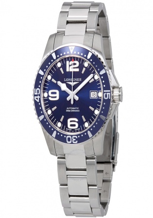 Longines hydroconquest blue stone automatic men's watch