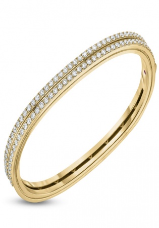Roberto coin 18k rose gold diamonds portofino bracelet