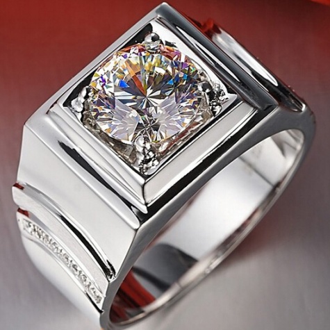 2 carat clarity vs1 color j cut diamond 14k aj rings for men H0