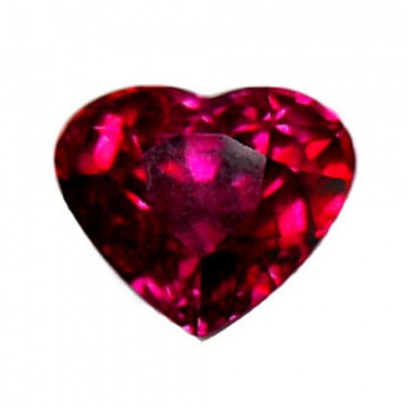 Heart ruby lfg 1,53 carat 6.79 x 5.69 x 4.94 mm mozambique H1