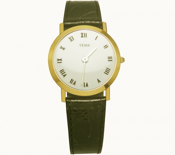 Yema paris grand classique quartz q23b43 watch gold plated women' H0