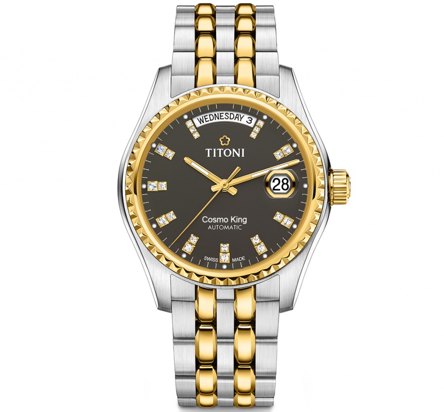 Titoni cosmo king automatic 787 two tone H0