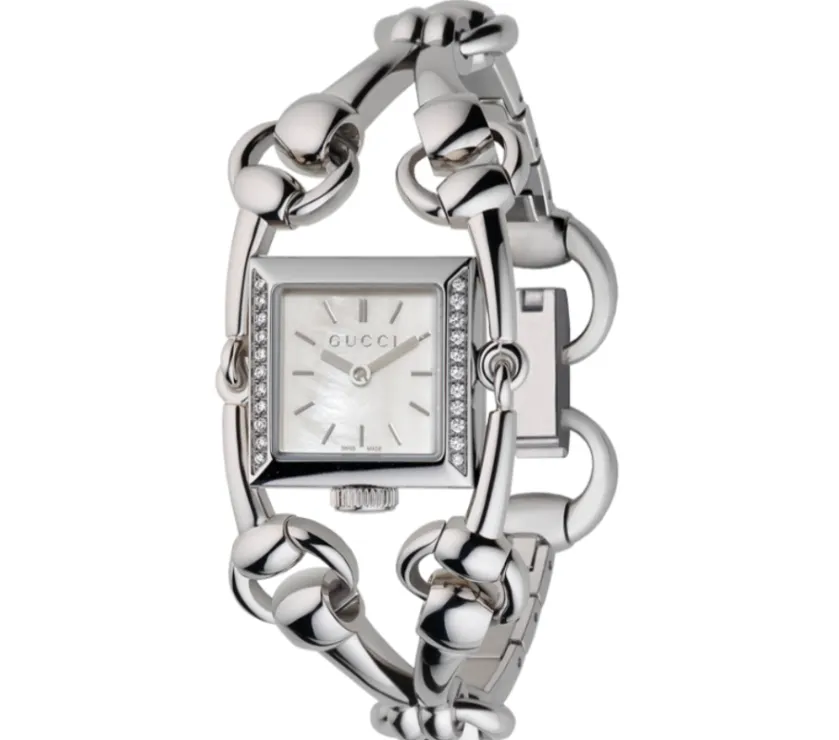 Gucci 116.5 Signoria Natural Diamond Quartz Steel