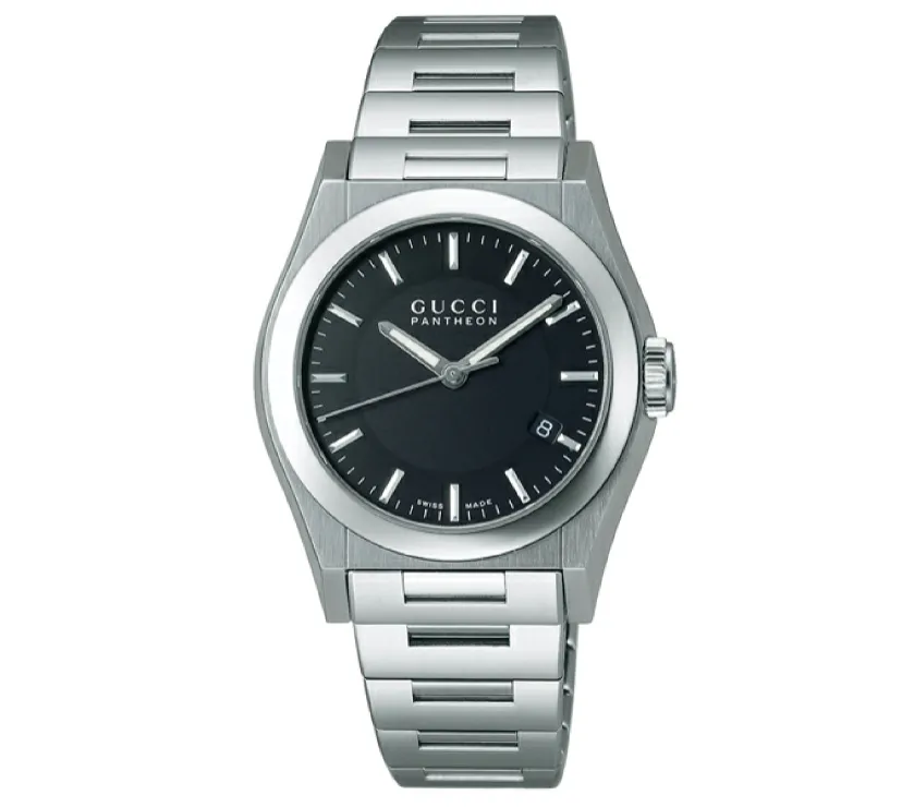 Gucci Watch Pantheon Black Dial Date YA115423 Womens Watch