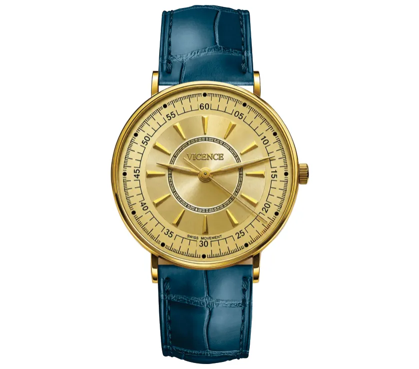 Vicence Milor 14K God Only Case Quartz V43187632 Unisex Watch 42MM