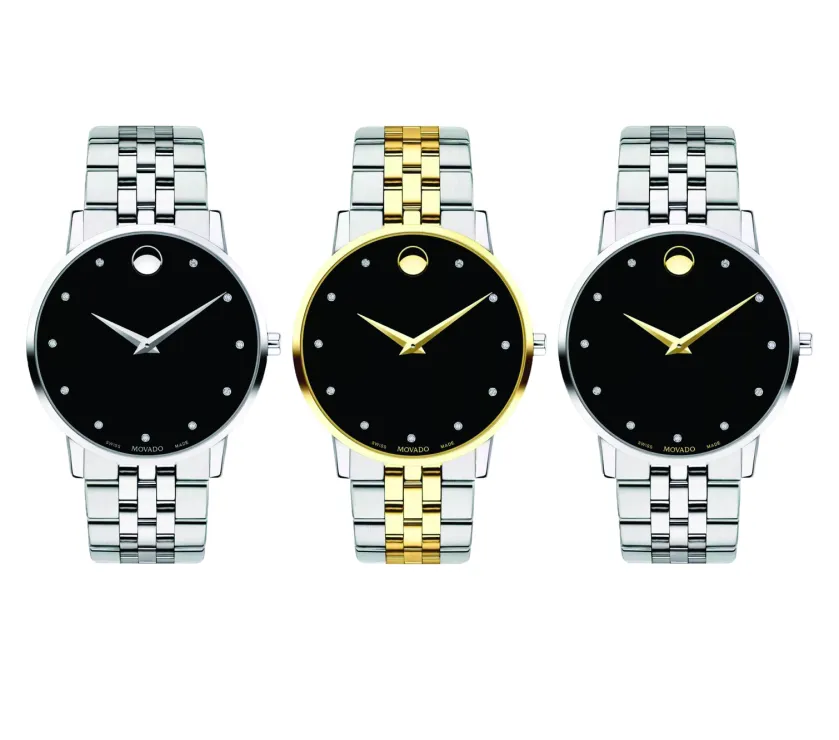 Movado Museum Classic Diamond Watch 40mm