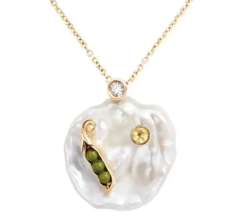 Of Rare Origin Peas in a Pod Pendant by MRJ