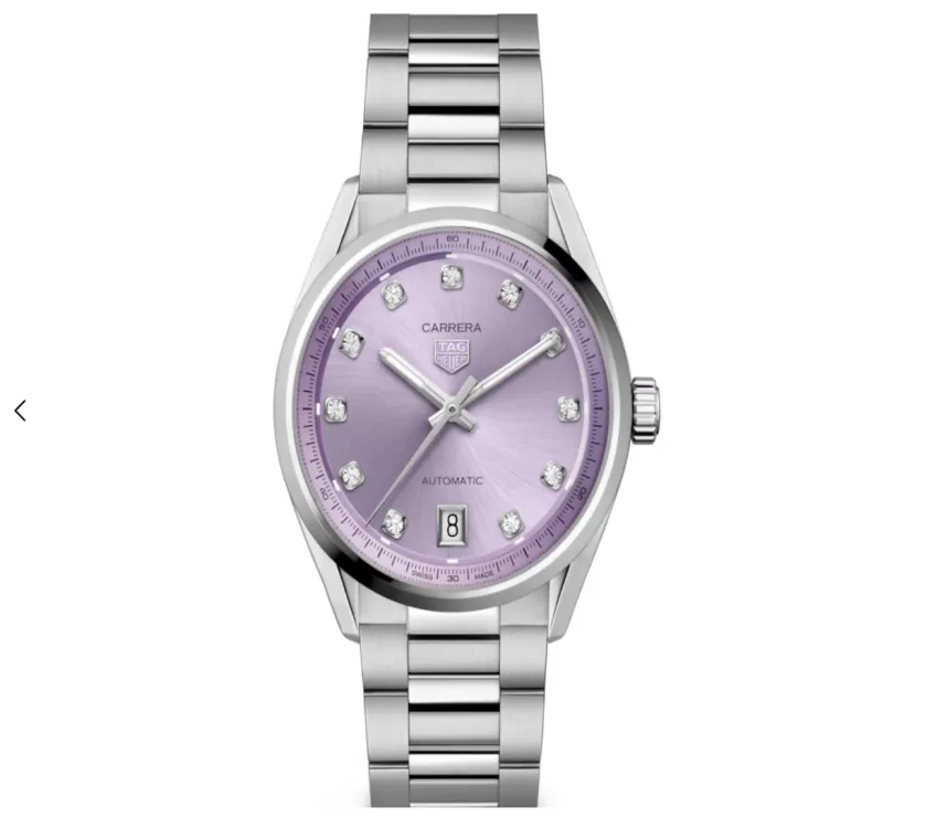 TAG HEUER CARRERA DATE STEEL AUTOMATIC 36MM