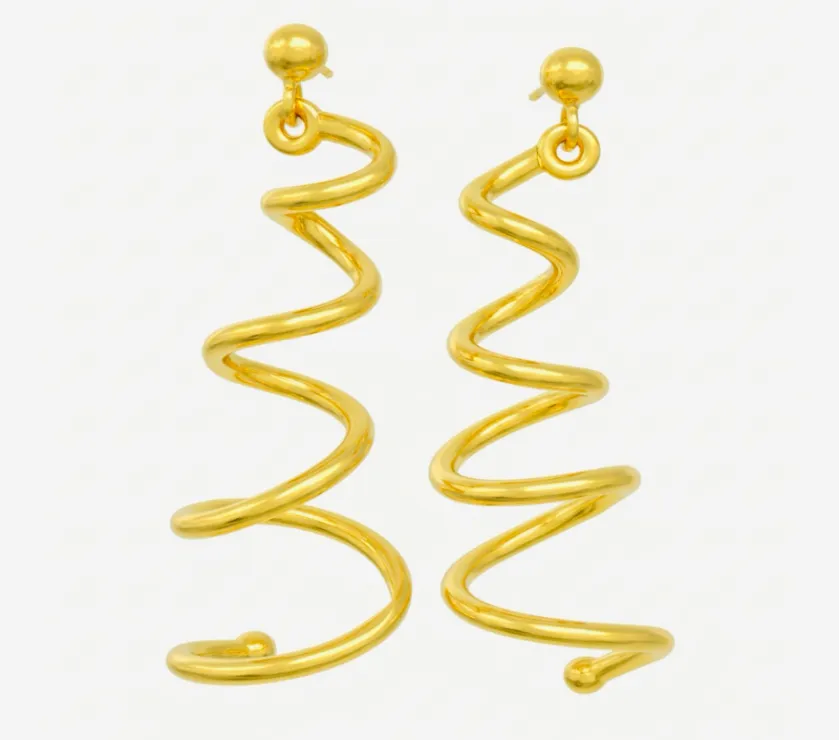 Michael Hill 9ct Spiral Earrings